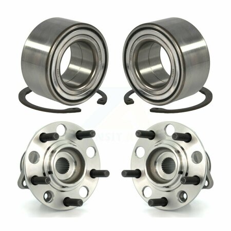 KUGEL Front Rear Wheel Bearing And Hub Assembly Kit For Jeep Patriot Compass Dodge Caliber K70-101634